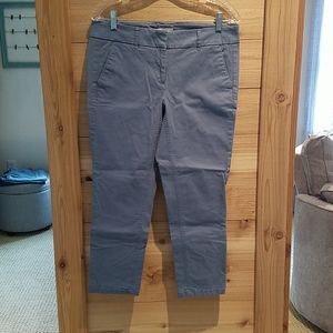 Loft cotton khaki pants
